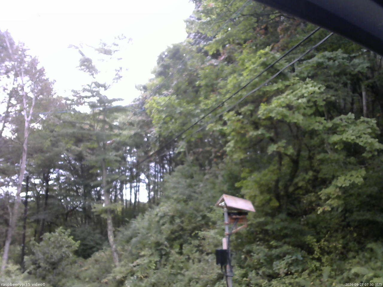 長野県菅平高原 ゆたか山荘 温度計 2026/09/27 07:30