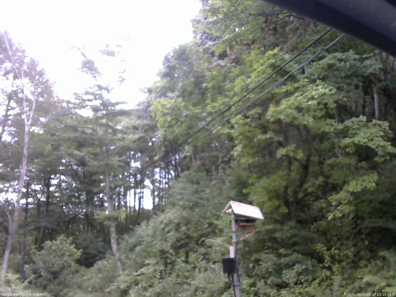 長野県菅平高原 ゆたか山荘 温度計 2026/09/27 13:15