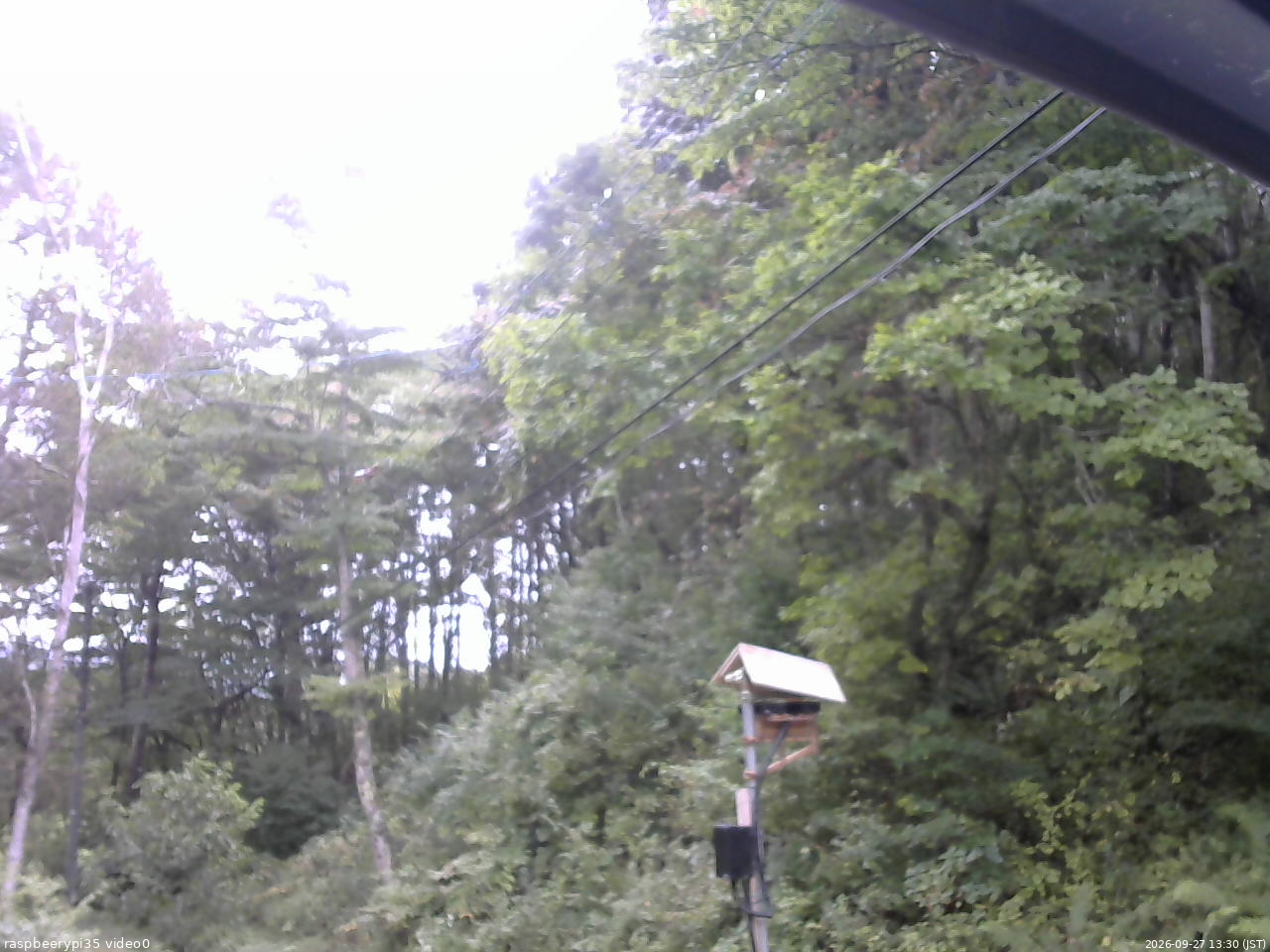 長野県菅平高原 ゆたか山荘 温度計 2026/09/27 13:30