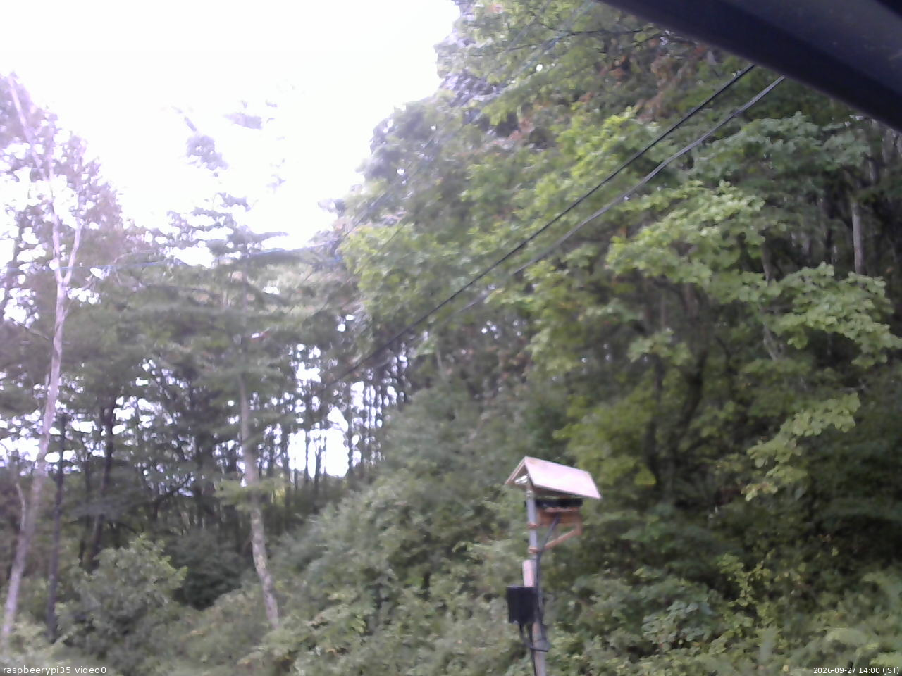 長野県菅平高原 ゆたか山荘 温度計 2026/09/27 14:00