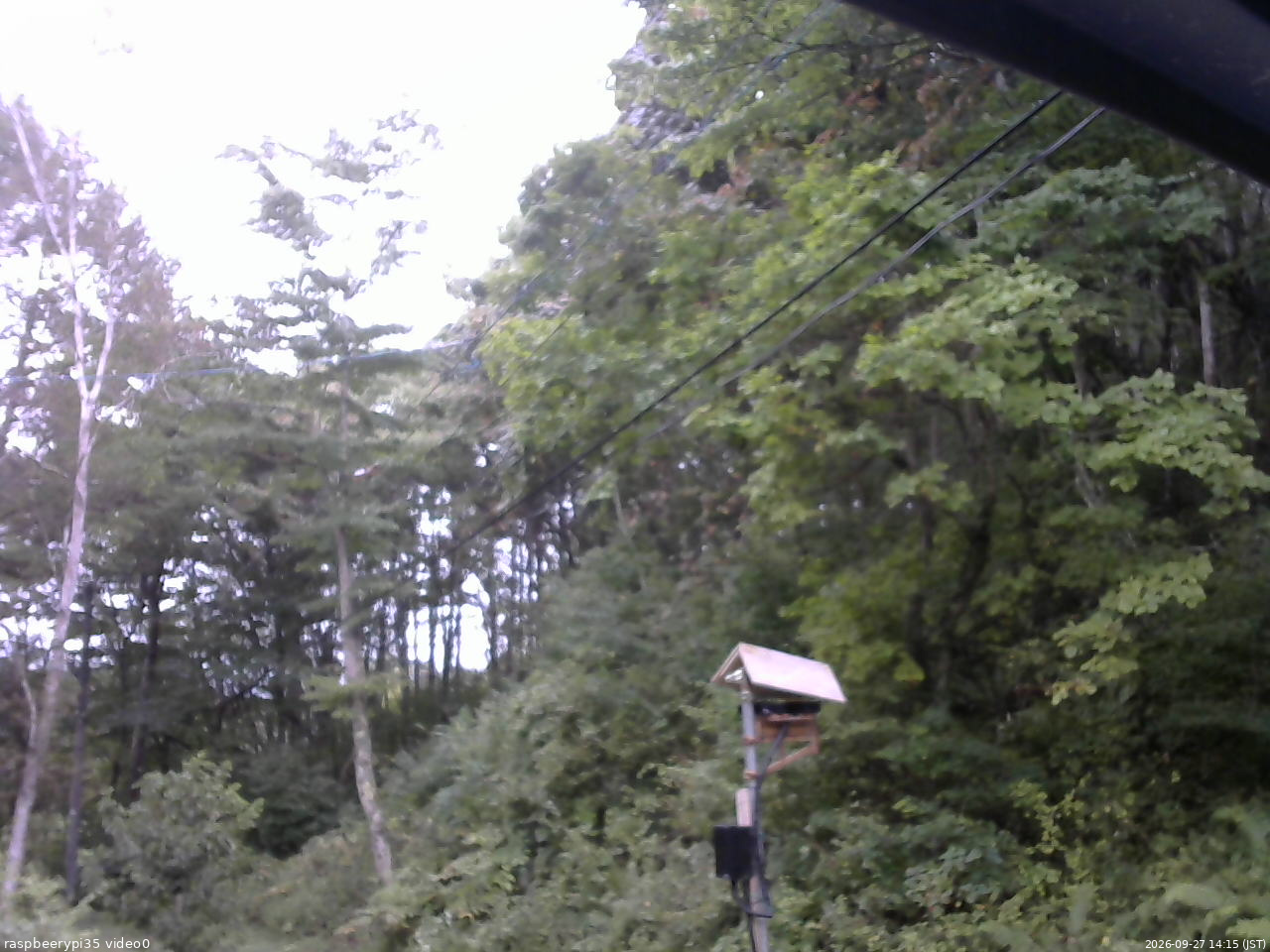 長野県菅平高原 ゆたか山荘 温度計 2026/09/27 14:15