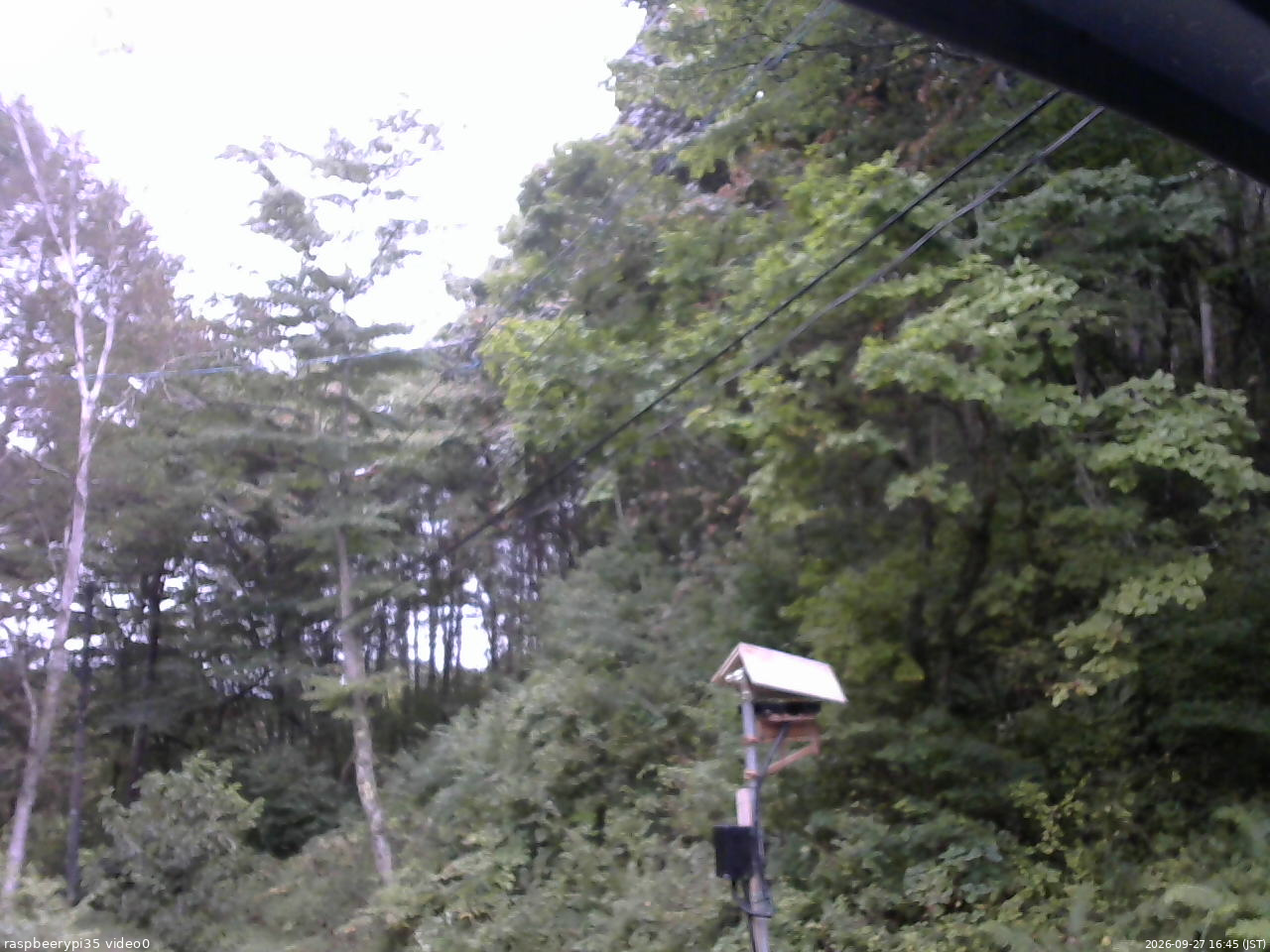長野県菅平高原 ゆたか山荘 温度計 2026/09/27 16:45